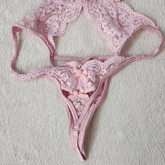 New!For Love and Lemons  Creamsicle Lace Teddy Bodysuit - Picture 10 of 12